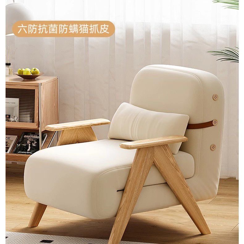 折叠沙发家用多功能沙发床实木小户型可折叠沙发床两用多功能沙发