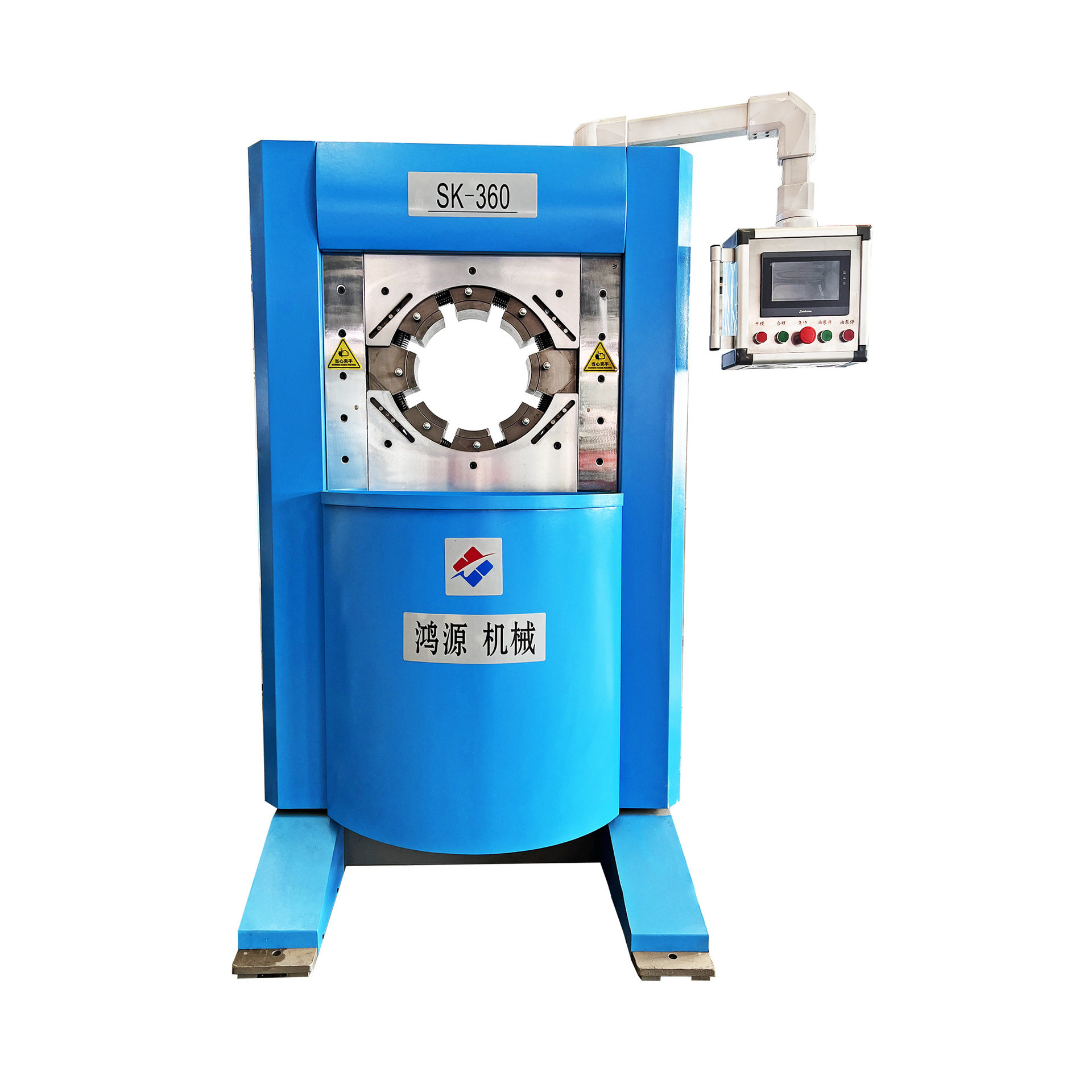 河北SK-360锁管机 液压锁管机缩头胶管扣压机规格型号