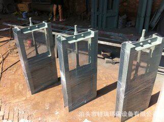 高温手动刀型闸阀400*400双向单向平板闸板阀料斗螺旋闸门水闸阀