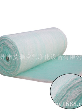 厂家批发PA-60漆雾过滤棉 蓬松式漆雾过滤棉 绿白色烤漆房过滤棉