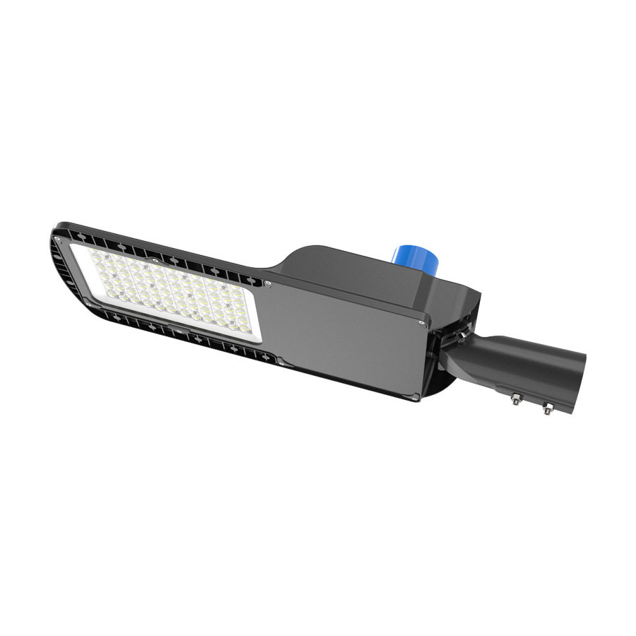 LED路灯户外照明玻璃面板路灯头防雨防雷80W100W200W道路照明