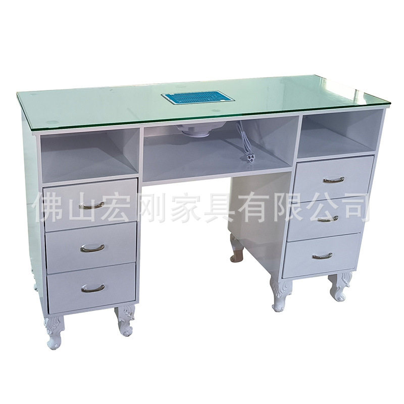 厂家批发美甲桌简约商用经济型单人小型美甲台美甲店修甲工作台