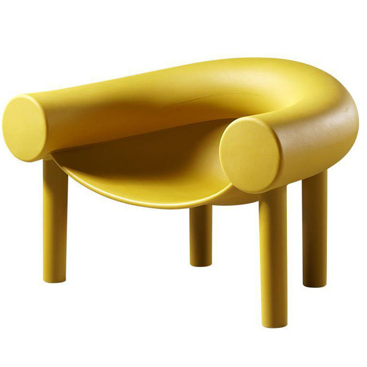 包邮马蹄查理北欧设计简约ins现代儿童室内户外扶手休闲换鞋椅子