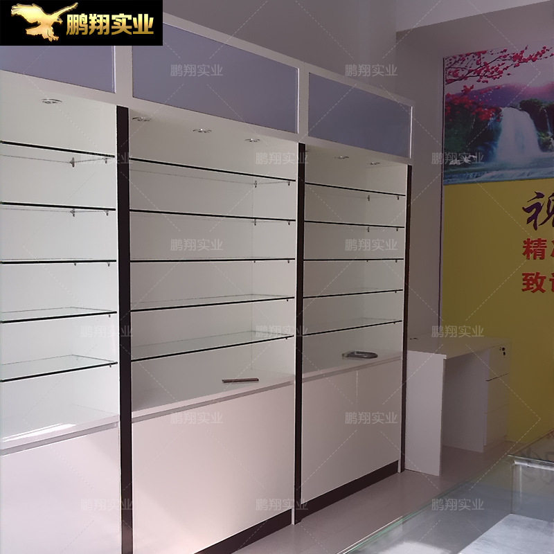 玻璃柜 眼镜展示玻璃柜台 电子产品展柜 高档烤漆货架 江西展柜厂