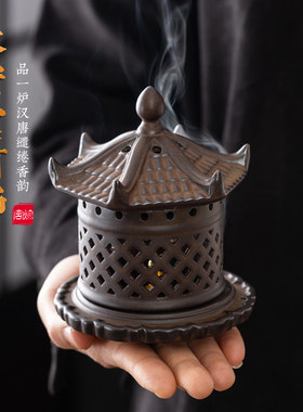 旻叁缘香薰炉创意宫灯摆件