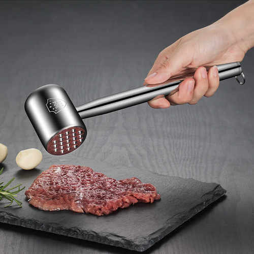 家用双面手工实心松肉锤