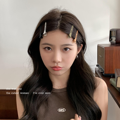 发根头发蓬松鸭嘴发夹女生