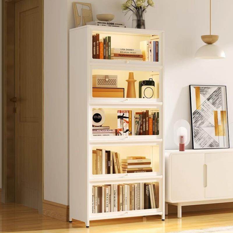 拉车带门储物柜置物架客厅防尘亚克力门收纳柜家用钢制书柜多层落,3C数码配件,笔记本多功能支架/桌,淘宝优惠券,粉丝福利购,淘宝优惠卷