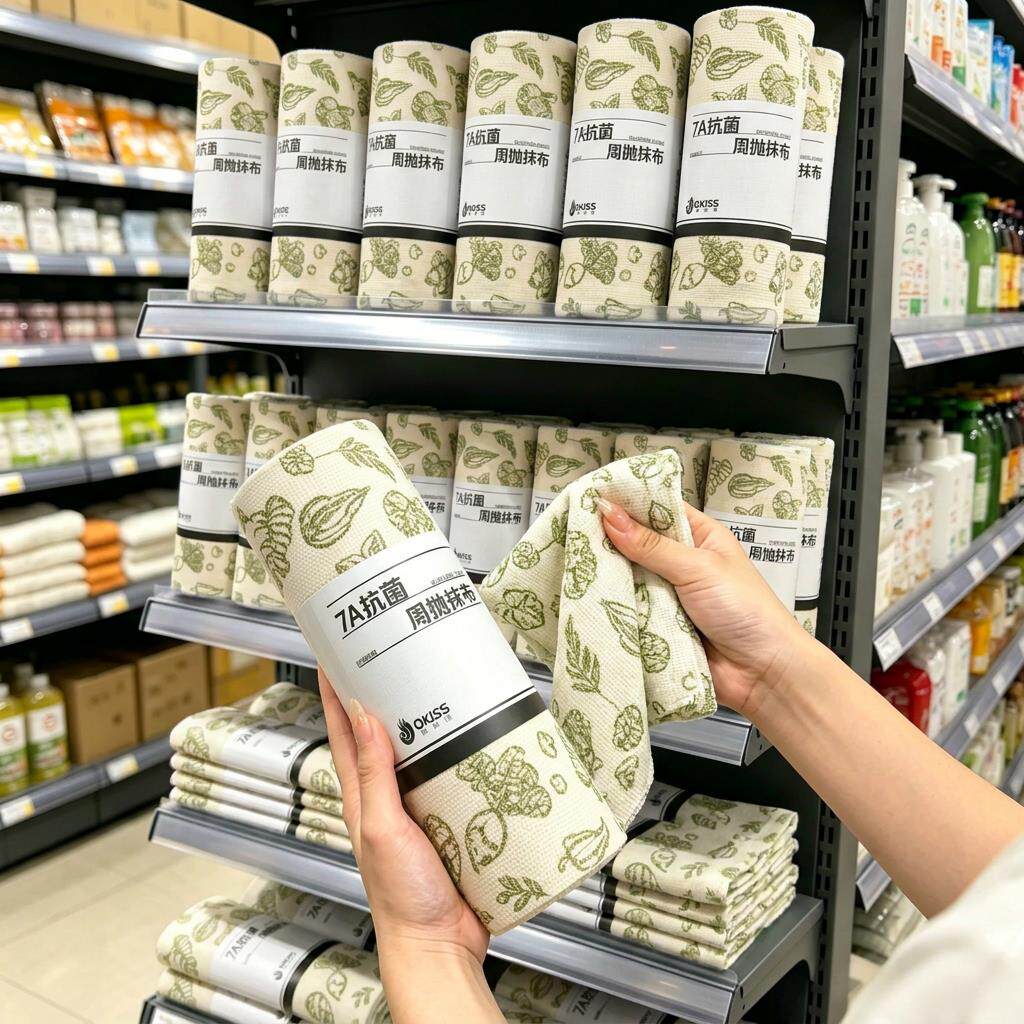 撕撕乐周抛抹布厨房专用刷锅洗碗布加厚吸水不沾油易清洗灶台清洁