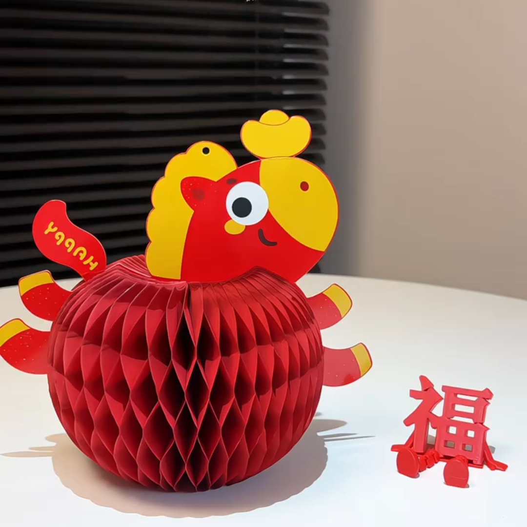 新款马年装饰摆件新年元旦布置