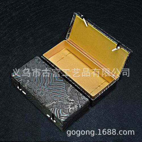 22*10*5大号梳子盒复古简约礼品盒牛角梳木梳包装收纳盒现货