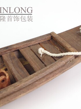 柜台展示道具工艺品仿古拍照背景道具小渔船模型乌篷船道具展示