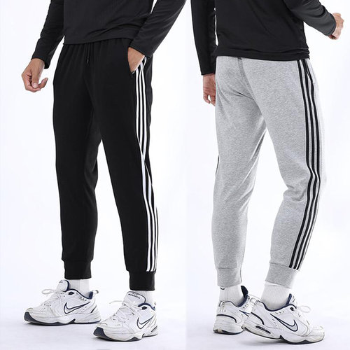 优质纯棉长裤定制工作衣服套装免z费设计裤子diy刺绣字图印制logo