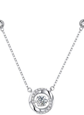 「爱的誓约」然后我们跳舞了简约韩版精致吊坠项链锁骨链礼物女