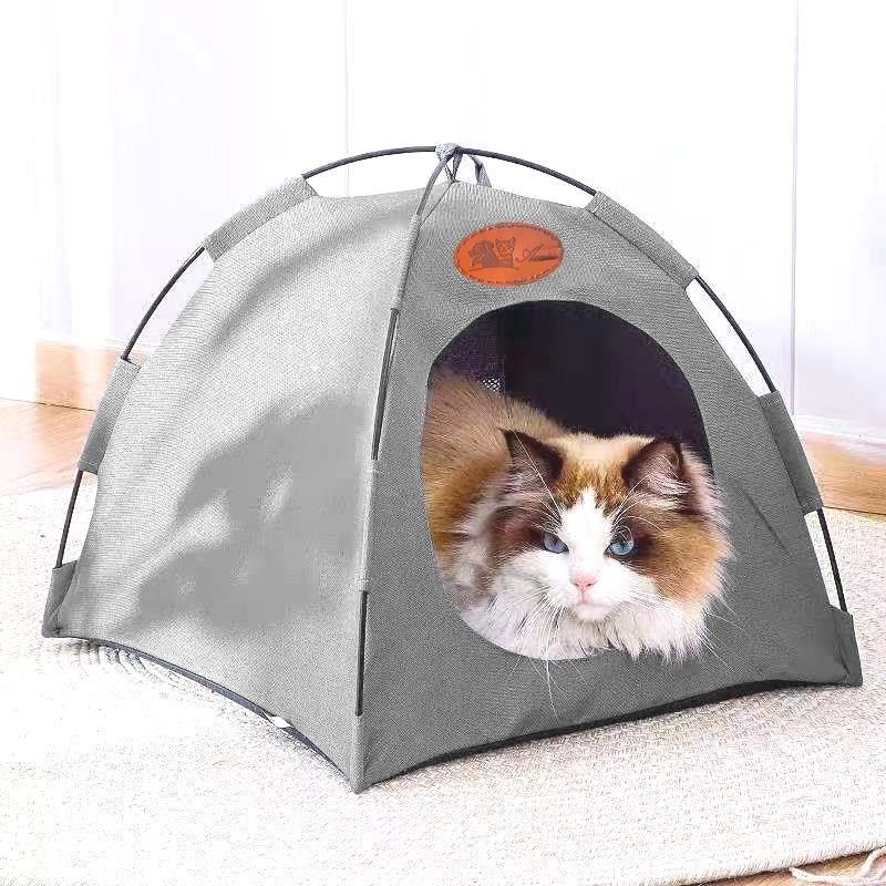 宠物帐篷方便简洁可折叠猫咪露营帐篷半封闭户外猫帐篷猫窝狗窝透,宠物/宠物食品及用品,猫窝/屋/帐篷/沙发,淘宝优惠券,粉丝福利购,淘宝优惠卷