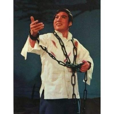 舞台演出民国手链李玉和血衣定制影视囚衣塑料刑具镣铐脚铐道具新