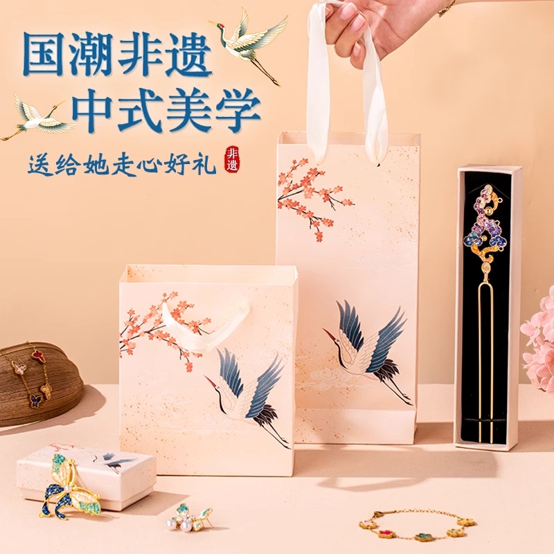 非遗手工饰品发夹胸针非遗暖场团建活动螺钿发簪diy材料包教师节