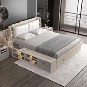 家星嘉 气动高箱储物床1.8米现代简约主卧床1.5小户型1.2米双人床