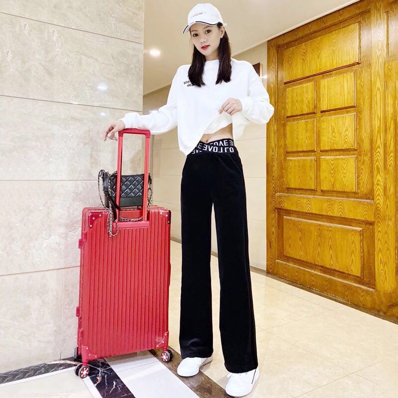 哺乳衣外出套装2021春装新款时尚阔腿裤辣妈款喂奶衣产后装两件套