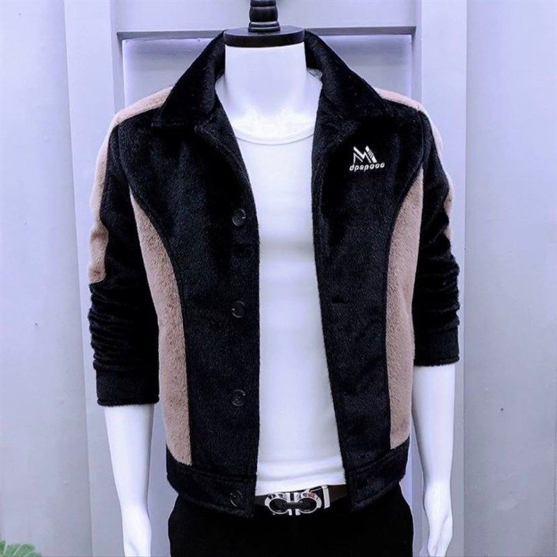 冬季高档夹克男加绒加厚男士男装冬装休闲新款时尚青年外套