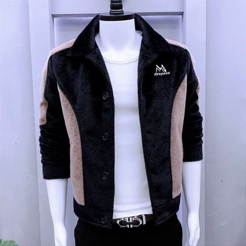 冬季高档夹克男加绒加厚男士男装冬装休闲新款时尚青年外套