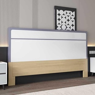 床头实木板1米8床头板靠背1米5床头单买经济型烤漆床头落地定制板