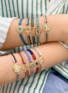 涤棉织带恶魔之眼Evileye