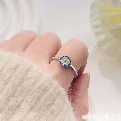 土耳其蓝眼睛戒指EvilEye