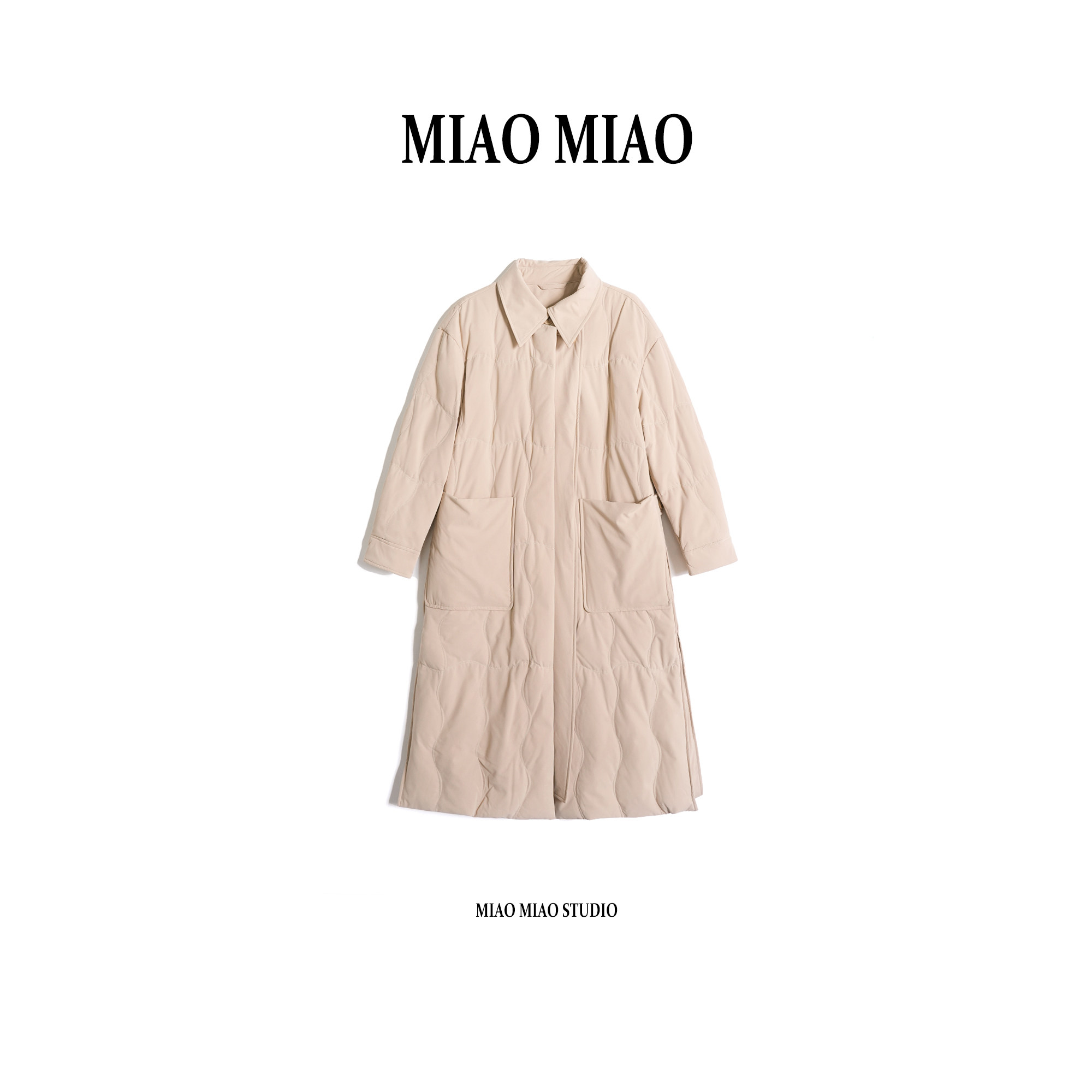 【昀池】徐淼淼冬季穿搭波兰进口95白鹅绒保暖气质鹅绒服VD1688