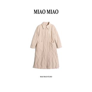 【昀池】徐淼淼冬季穿搭波兰进口95白鹅绒保暖气质鹅绒服VD1688