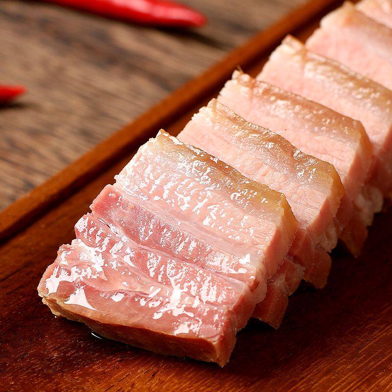 正宗黄山特产徽州刀板香安徽南风咸肉风干五花肉散养土猪腌制腊肉
