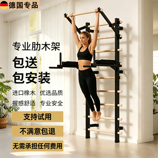 德国肋木架家用室内攀爬引体向上健身器材瑜伽压腿拉伸器上门安装