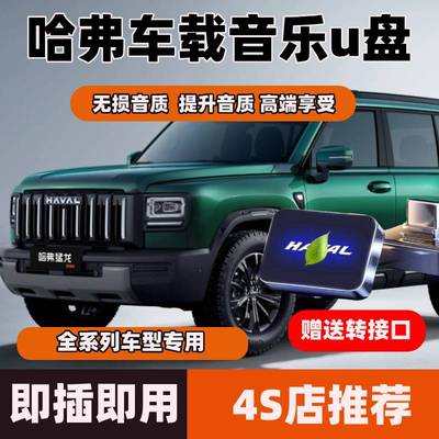 适用哈弗车载无损U盘专用H6/H5/H9大狗猛龙M6枭龙MAX赤兔音乐优盘
