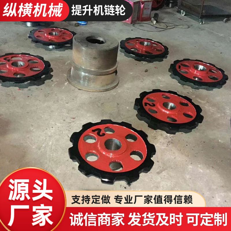 工业传动链轮提升机双节距链轮输送机械配件大节距提升机链轮