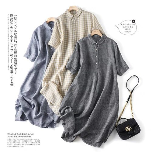 womenclothes日系亚麻格