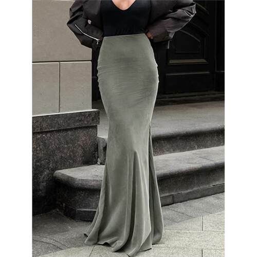womenclothes跨境法式绿