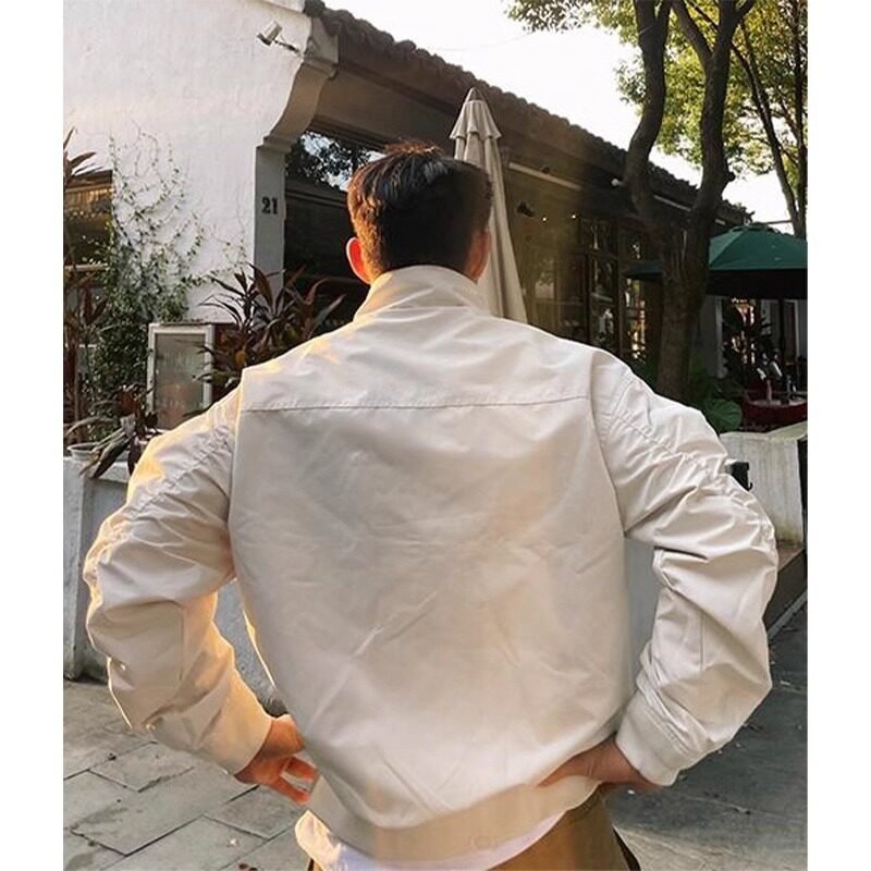 menclothes美式教练夹克