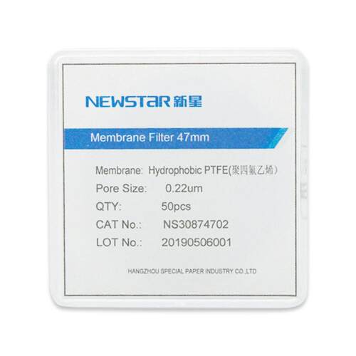 疏水聚四氟乙烯(PTFE)滤膜 (有机系/水系)  NEWSTAR新星