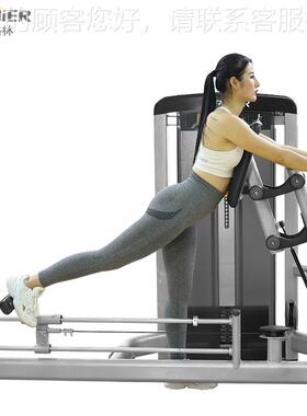 美国M01 商用俯卧式腿部后伸S展蹬腿臂部肌1肉训63018练8力量器材