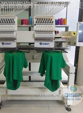 双头15针脑绣花机 多能成39986品帽子绣花机小动型家用电2头自帽