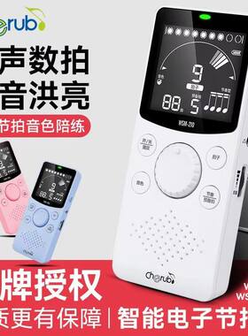 小天使电子节拍器钢琴古筝考级专用架子鼓吉他乐器通用人声打拍器