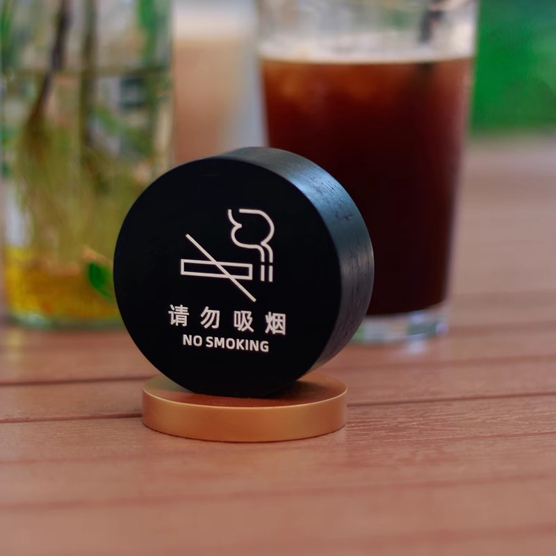 桌号牌定制木质高档n餐桌数字号码牌小程序二维码扫码下单立式桌