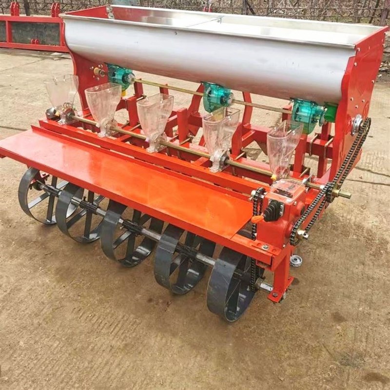 蔬菜精播种e机拖拉机带蔬菜油菜谷子芝麻播种机多用播种机