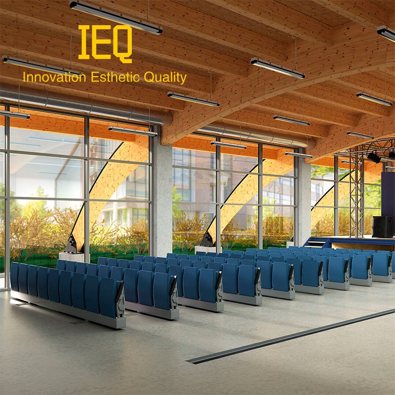 剧场伸缩a看台座椅剧院椅礼堂椅连排椅电动滑轨隐藏机构报告厅