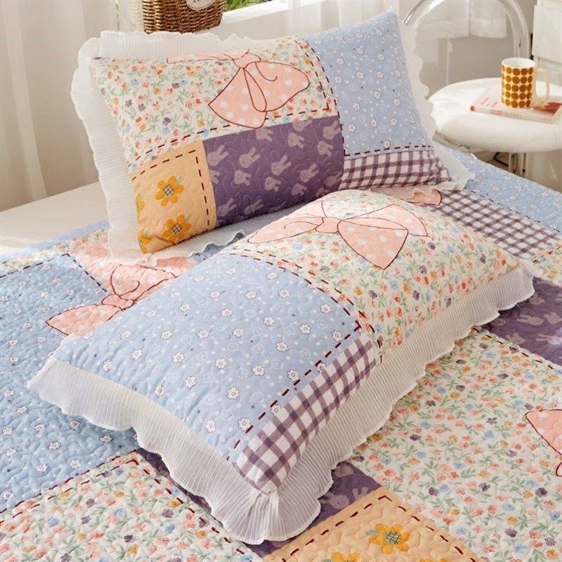 学生宿舍专用枕头套枕心胆套单独枕套枕J巾套全包带花边的整头单,床上用品,枕套,淘宝优惠券,粉丝福利购,淘宝优惠卷