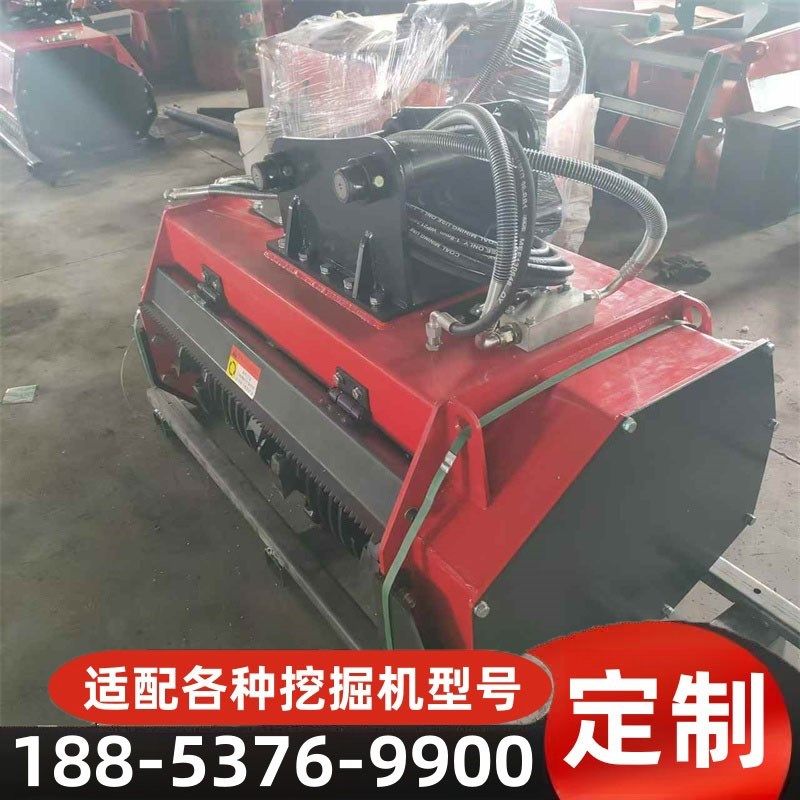 挖掘机碎木机液压打草除草机树干粉碎开荒机挖改割V草碎草机拓灌,农机/农具/农膜,割灌机/割草机/油锯,淘宝优惠券,粉丝福利购,淘宝优惠卷
