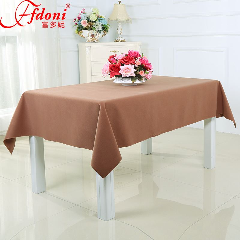 IZ4A会议桌布台呢酒店台布布艺展会厚实桌布活动会议室台泥长方形