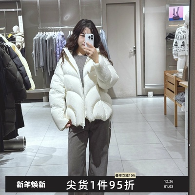 新品羽绒服泡芙宽松连帽