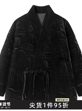 outlets官方店商场同款2025冬新品羽绒服女新中式盘扣BC10360