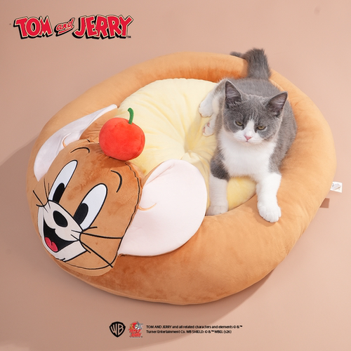 猫和老鼠正版周边船型宠物窝猫窝宠物用品汤姆杰瑞造型猫咪睡窝